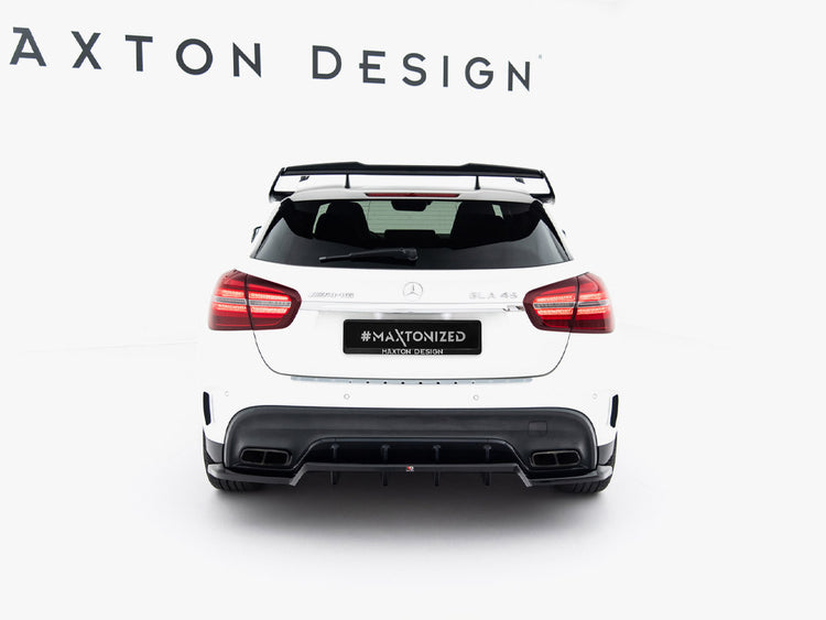 Maxton Design Rear Splitter (Vertical Bars) Mercedes-Benz GLA 45 AMG X156 Facelift - Wayside Performance 