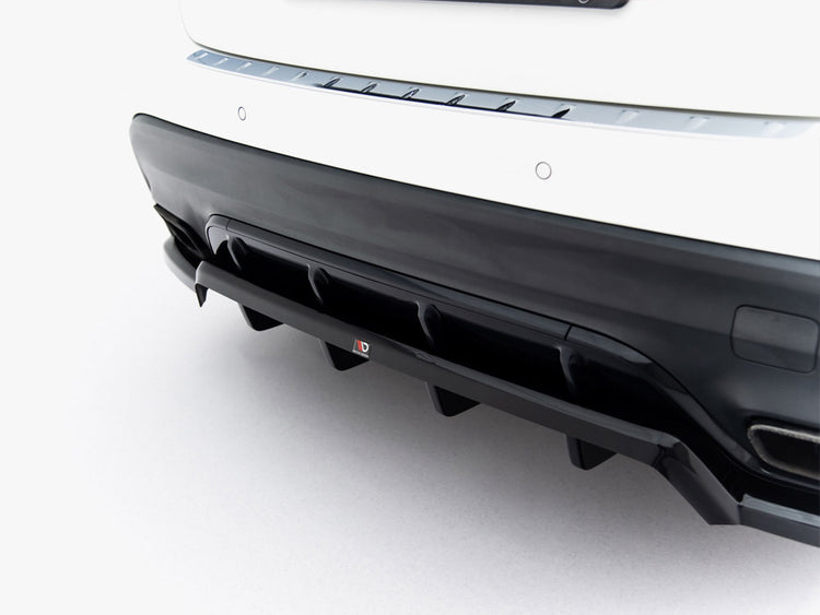 Maxton Design Rear Splitter (Vertical Bars) Mercedes-Benz GLA 45 AMG X156 Facelift - Wayside Performance 
