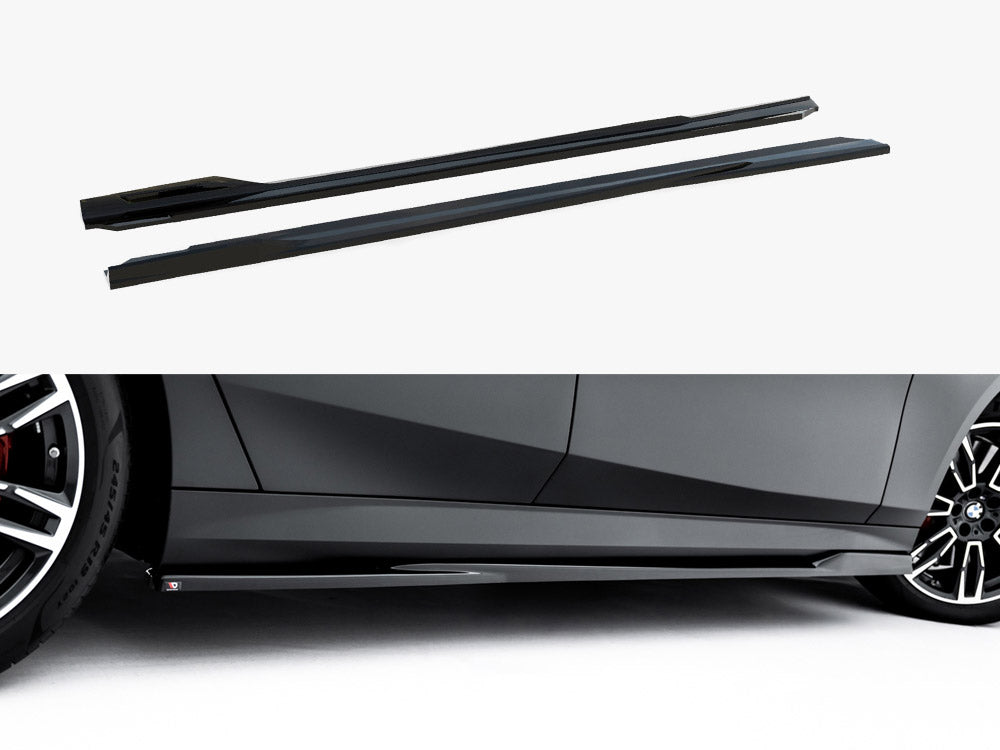 Maxton Design Side Skirts Diffusers V.2 BMW 5 M-Pack G60 - Wayside Performance 