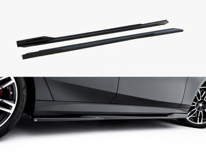 Maxton Design Side Skirts Diffusers V.2 BMW 5 M-Pack G60 - Wayside Performance 