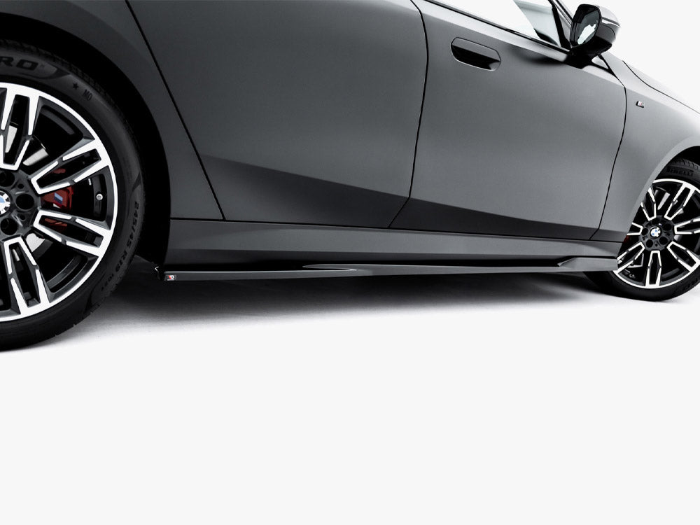 Maxton Design Side Skirts Diffusers V.2 BMW 5 M-Pack G60 - Wayside Performance 
