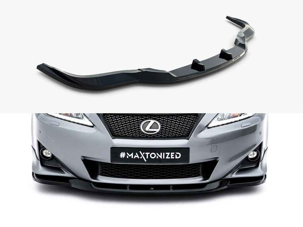 Maxton Design Front Splitter Lexus IS F-Sport Mk2 (XE20) Facelift - Wayside Performance 