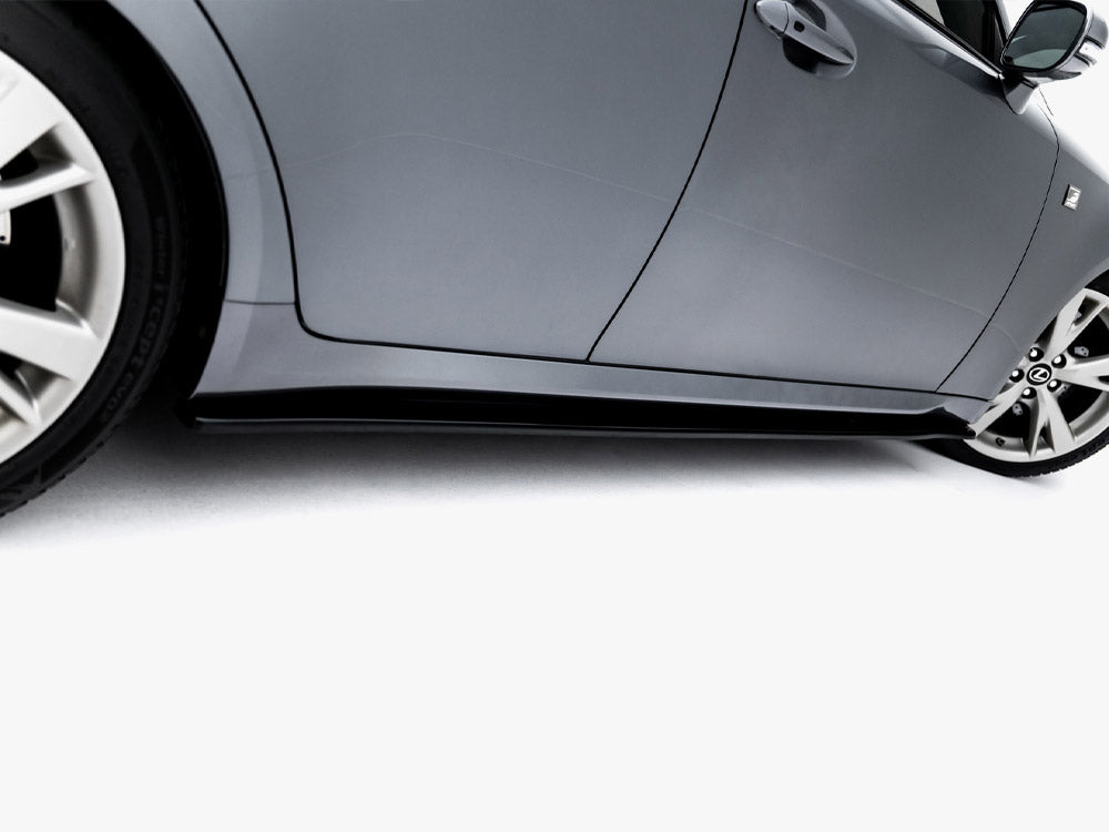 Maxton Design Side Skirts Diffusers Lexus IS F-Sport Mk2 (XE20) Facelift - Wayside Performance 