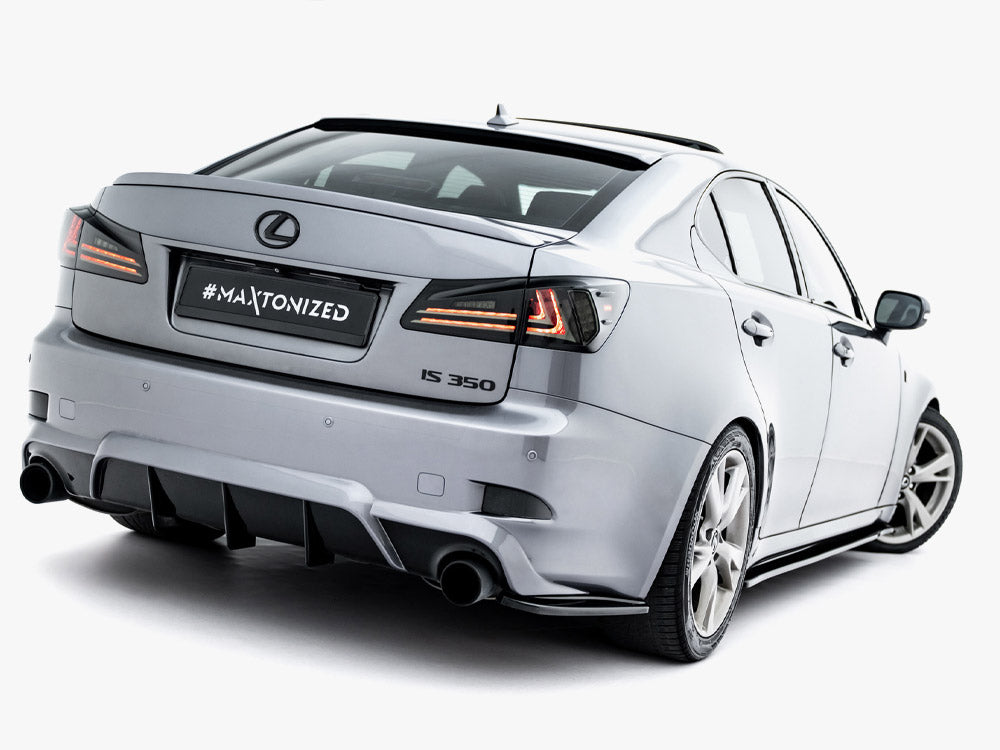 Maxton Design Rear Side Splitters Lexus IS F-Sport Mk2 (XE20) Facelift - Wayside Performance 