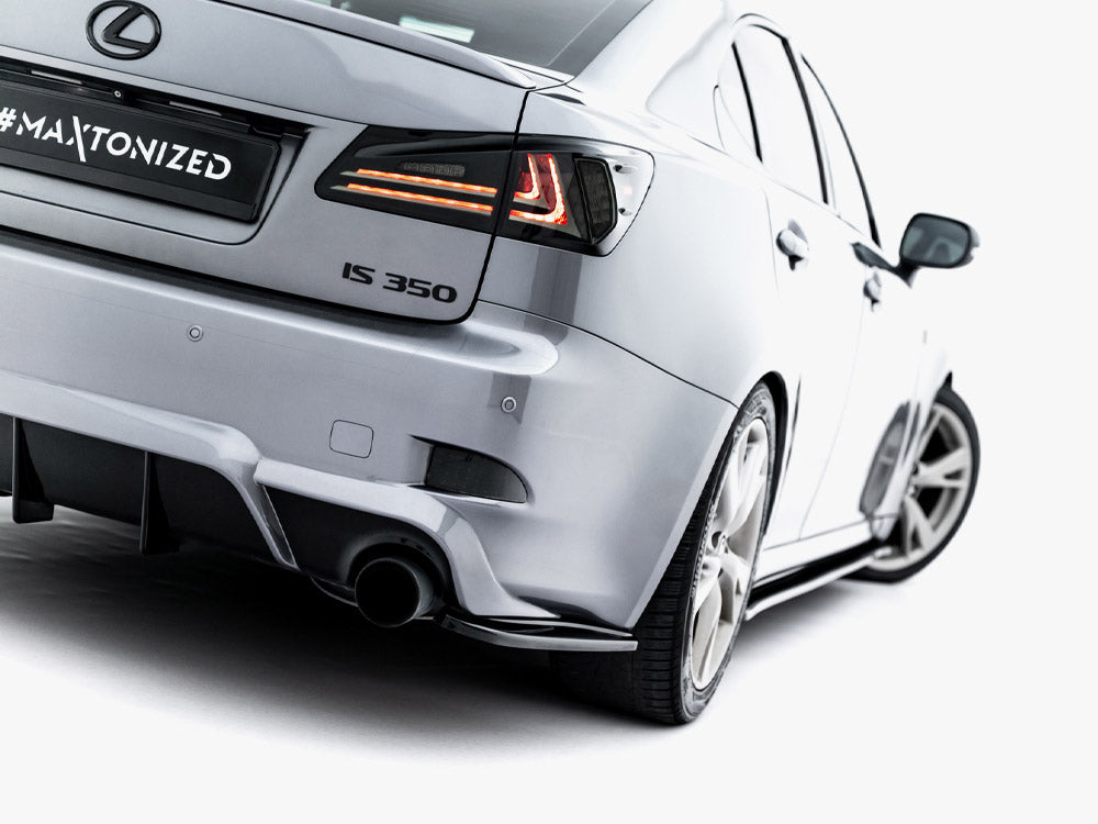 Maxton Design Rear Side Splitters Lexus IS F-Sport Mk2 (XE20) Facelift - Wayside Performance 