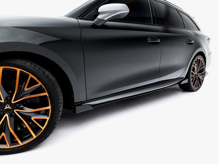 Maxton Design Street Pro Side Skirt Diffusers + Flaps Cupra Leon St / Hatchback Aero Mk1 / Mk1 Facelift - Wayside Performance 