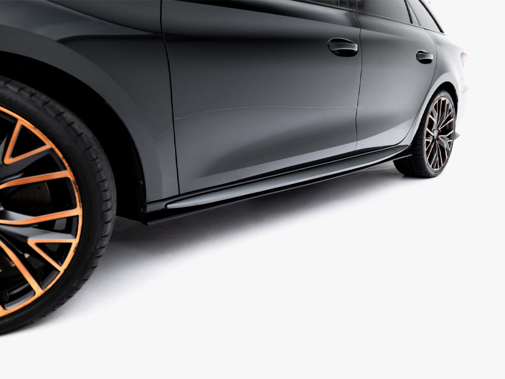 Maxton Design Street Pro Side Skirt Diffusers Cupra Leon St / Hatchback Aero Mk1 / Mk1 Facelift - Wayside Performance 