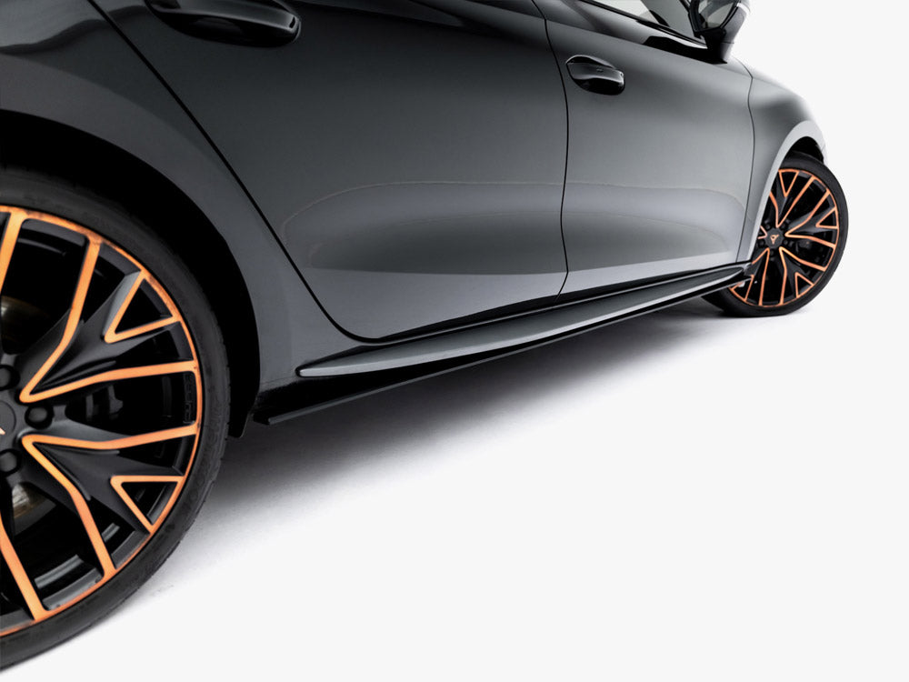 Maxton Design Street Pro Side Skirt Diffusers Cupra Leon St / Hatchback Aero Mk1 / Mk1 Facelift - Wayside Performance 