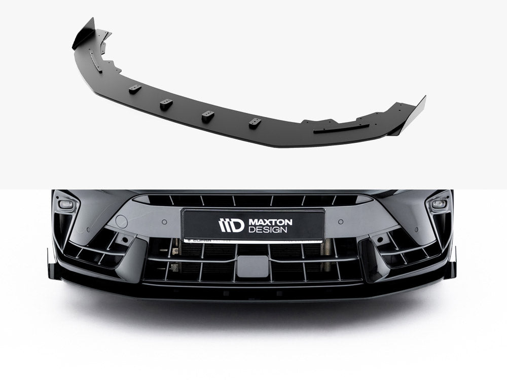 Maxton Design Street Pro Front Splitter + Flaps Cupra Leon St / Hatchback Mk1 Facelift - Wayside Performance 