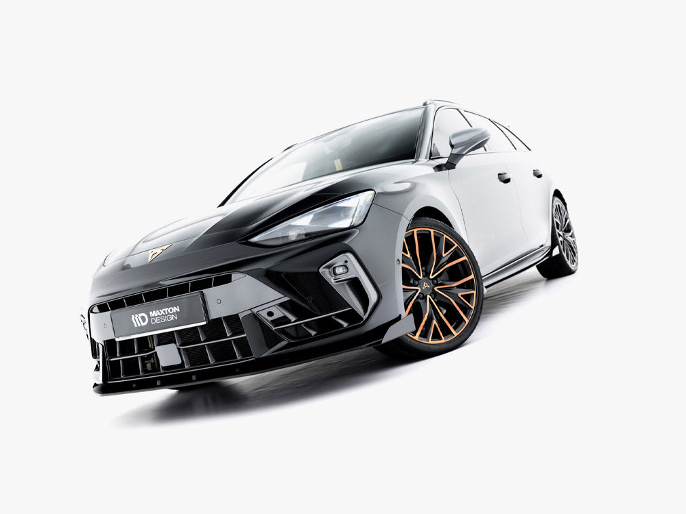 Maxton Design Street Pro Front Splitter + Flaps Cupra Leon St / Hatchback Mk1 Facelift - Wayside Performance 