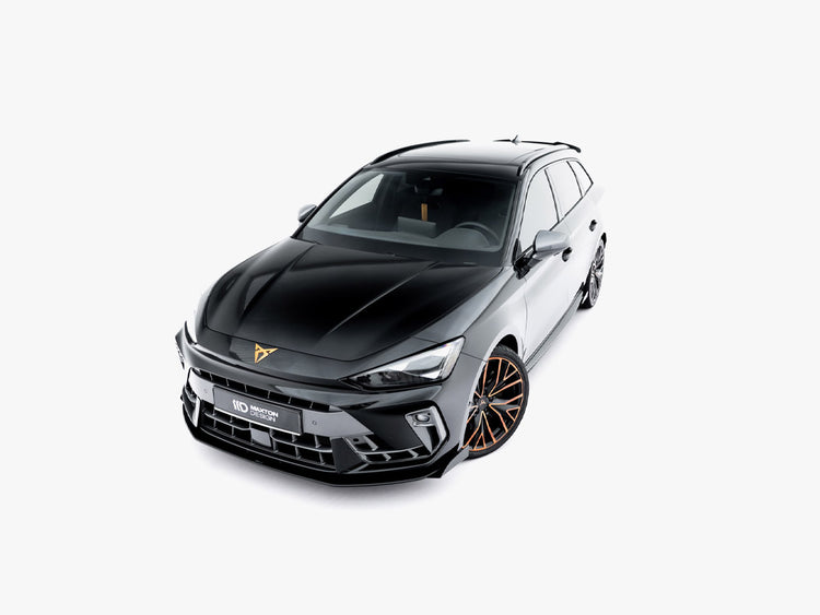 Maxton Design Street Pro Front Splitter + Flaps Cupra Leon St / Hatchback Mk1 Facelift - Wayside Performance 