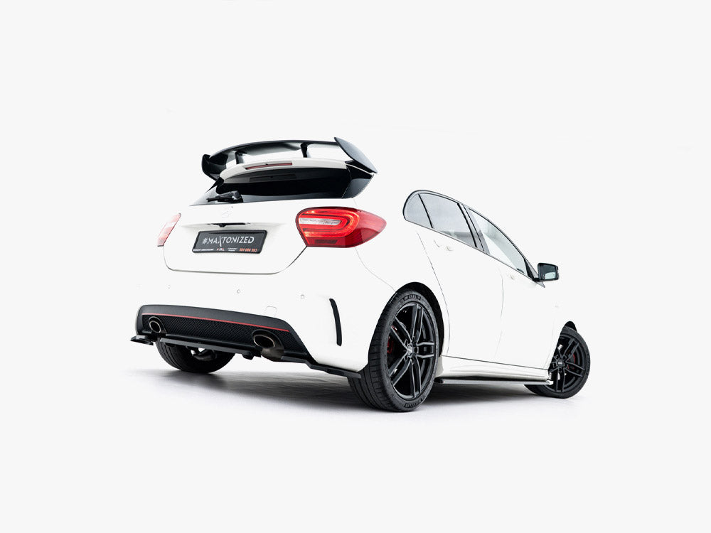 Maxton Design Rear Splitter (Vertical Bars) Mercedes W176 AMG-Line Pre-Facelift - Wayside Performance 