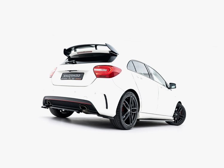 Maxton Design Rear Splitter (Vertical Bars) Mercedes W176 AMG-Line Pre-Facelift - Wayside Performance 