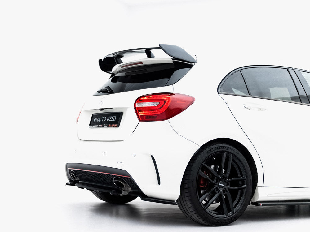 Maxton Design Rear Splitter (Vertical Bars) Mercedes W176 AMG-Line Pre-Facelift - Wayside Performance 