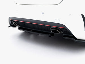 Maxton Design Rear Splitter (Vertical Bars) Mercedes W176 AMG-Line Pre-Facelift - Wayside Performance 