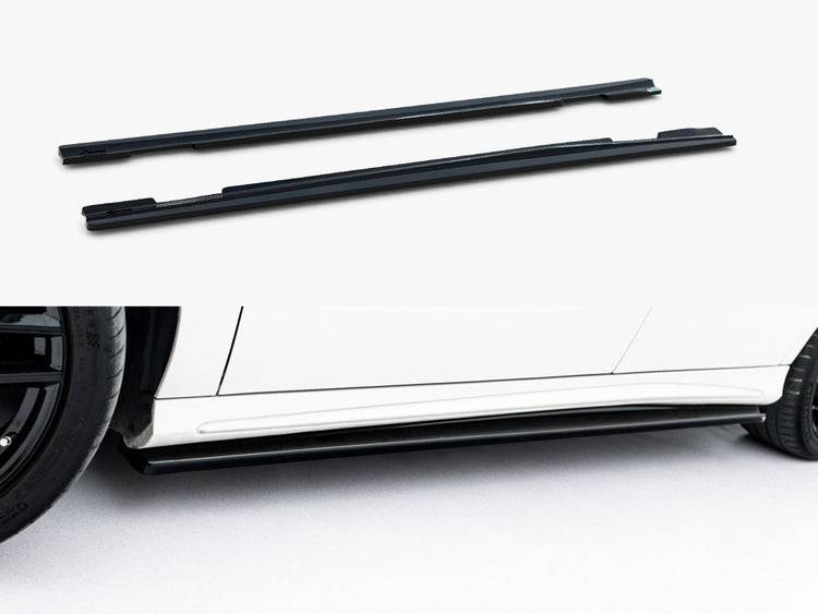 Maxton Design Side Skirt Diffusers Mercedes W176 Amg-line Pre-facelift - Wayside Performance 