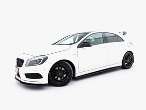 Maxton Design Side Skirt Diffusers Mercedes W176 Amg-line Pre-facelift - Wayside Performance 