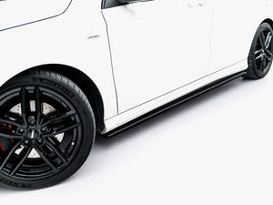Maxton Design Side Skirt Diffusers Mercedes W176 Amg-line Pre-facelift - Wayside Performance 