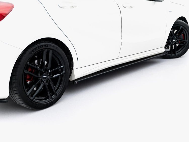 Maxton Design Side Skirt Diffusers Mercedes W176 Amg-line Pre-facelift - Wayside Performance 