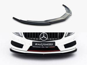 Maxton Design Front Splitter Mercedes W176 Amg-line Pre-facelift - Wayside Performance 