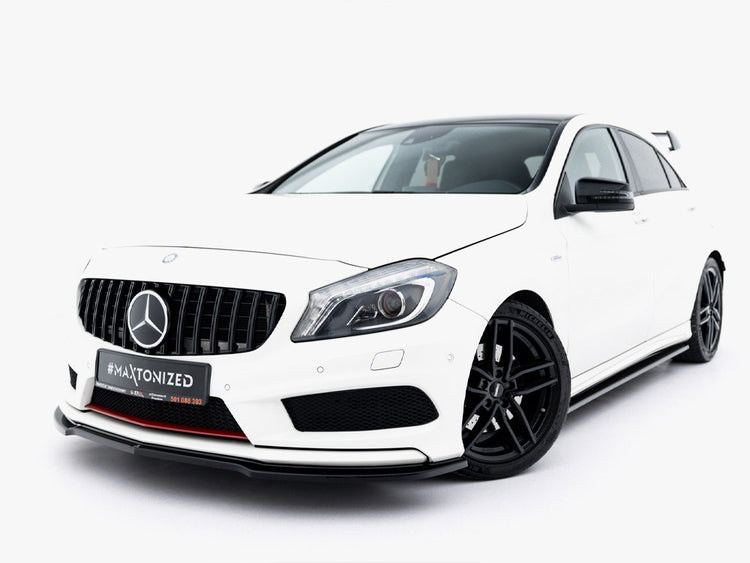 Maxton Design Front Splitter Mercedes W176 Amg-line Pre-facelift - Wayside Performance 