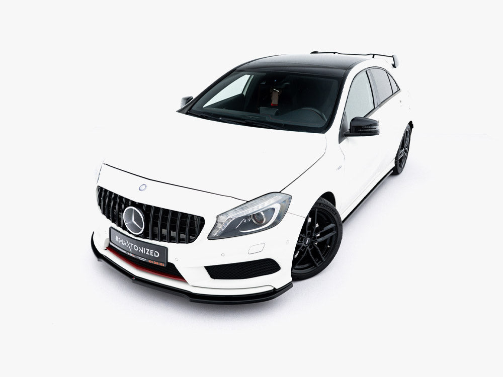 Maxton Design Front Splitter Mercedes W176 Amg-line Pre-facelift - Wayside Performance 