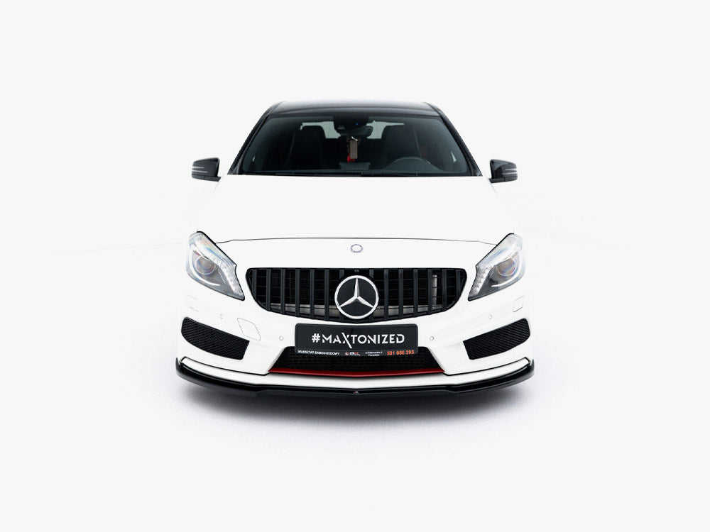 Maxton Design Front Splitter Mercedes W176 Amg-line Pre-facelift - Wayside Performance 