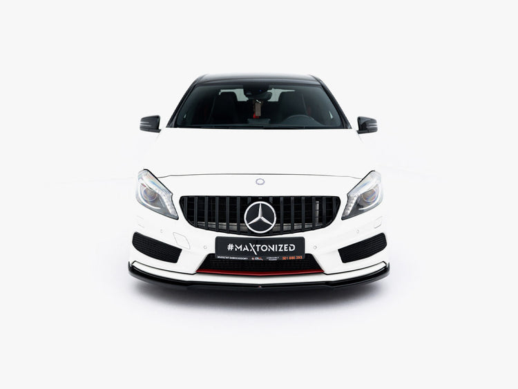 Maxton Design Front Splitter Mercedes W176 Amg-line Pre-facelift - Wayside Performance 