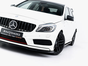 Maxton Design Front Splitter Mercedes W176 Amg-line Pre-facelift - Wayside Performance 