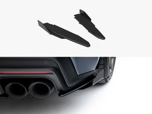Maxton Design Street PRO Rear Side Splitters + Flaps Ford Mustang Dark Horse Mk7 - Wayside Performance 