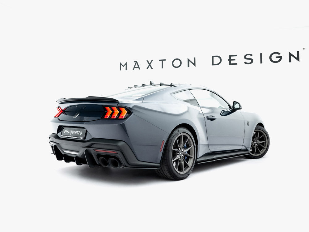 Maxton Design Street PRO Rear Side Splitters Ford Mustang Dark Horse Mk7 - Wayside Performance 