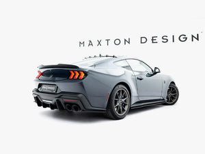 Maxton Design Street PRO Rear Side Splitters Ford Mustang Dark Horse Mk7 - Wayside Performance 