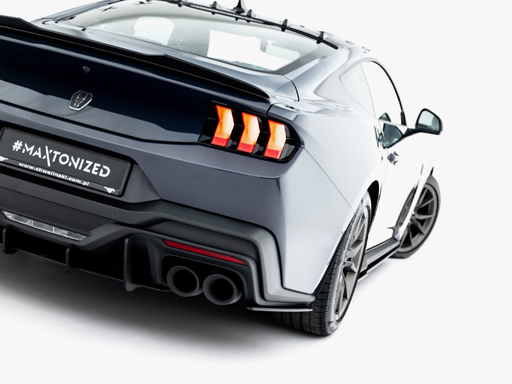 Maxton Design Street PRO Rear Side Splitters Ford Mustang Dark Horse Mk7 - Wayside Performance 