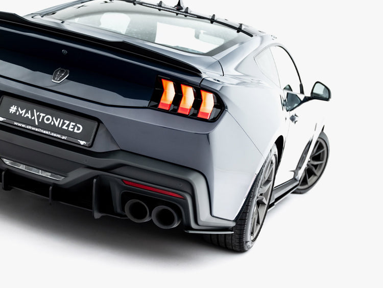 Maxton Design Street PRO Rear Side Splitters Ford Mustang Dark Horse Mk7 - Wayside Performance 