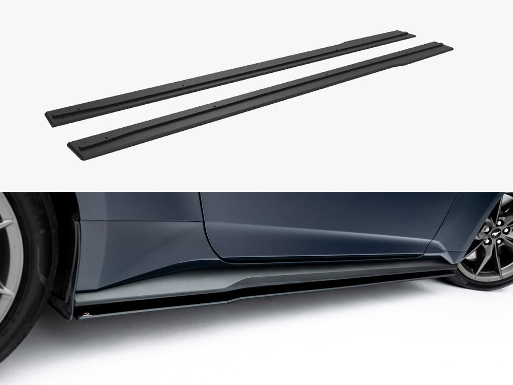 Maxton Design Street PRO Side Skirts Diffusers Ford Mustang Dark Horse Mk7 - Wayside Performance 