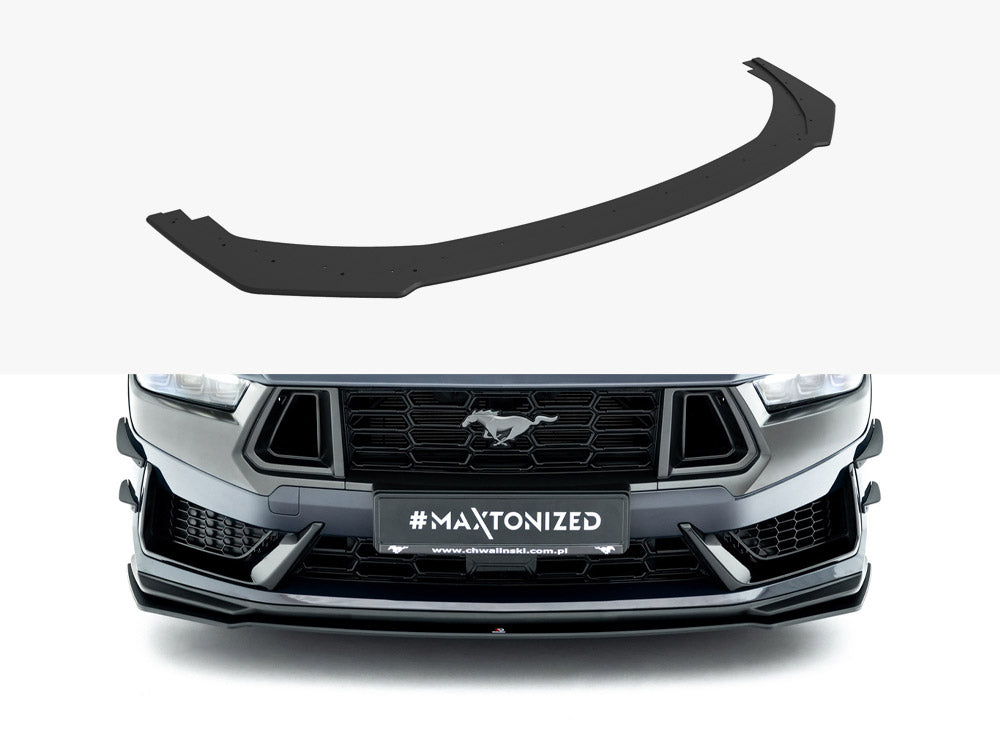 Maxton Design Street PRO Front Splitter Ford Mustang Dark Horse Mk7 - Wayside Performance 