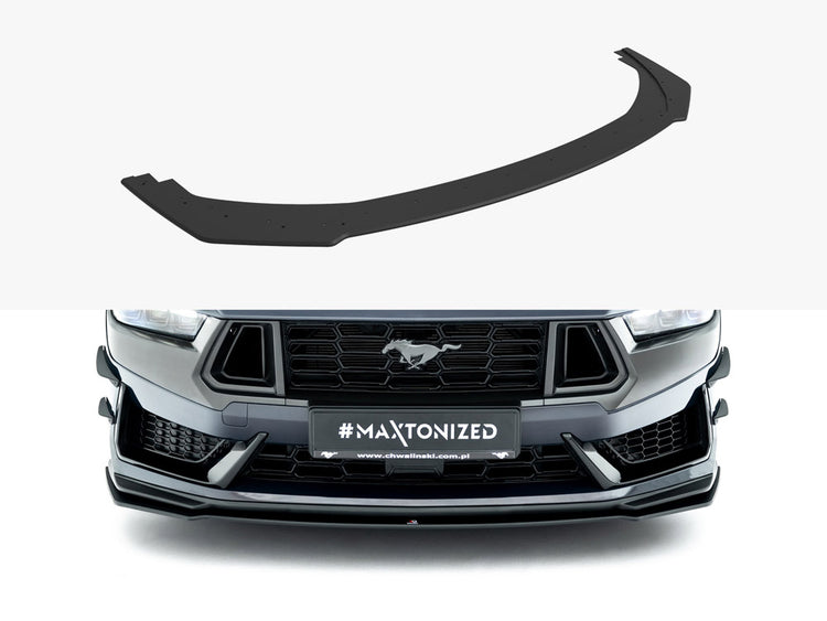 Maxton Design Street PRO Front Splitter Ford Mustang Dark Horse Mk7 - Wayside Performance 