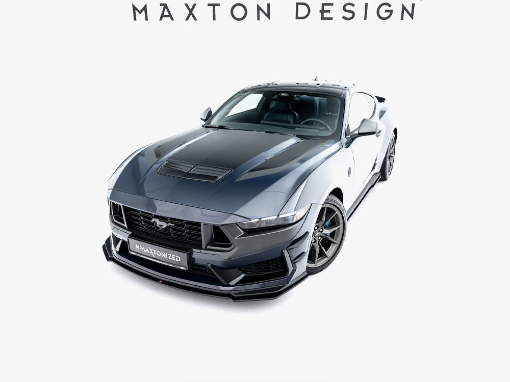Maxton Design Street PRO Front Splitter Ford Mustang Dark Horse Mk7 - Wayside Performance 