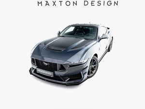Maxton Design Street PRO Front Splitter Ford Mustang Dark Horse Mk7 - Wayside Performance 