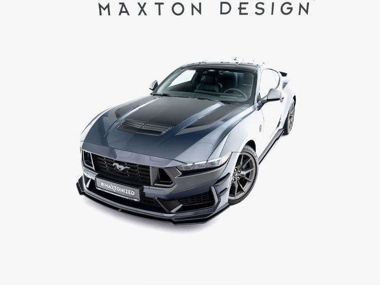 Maxton Design Street PRO Front Splitter Ford Mustang Dark Horse Mk7 - Wayside Performance 