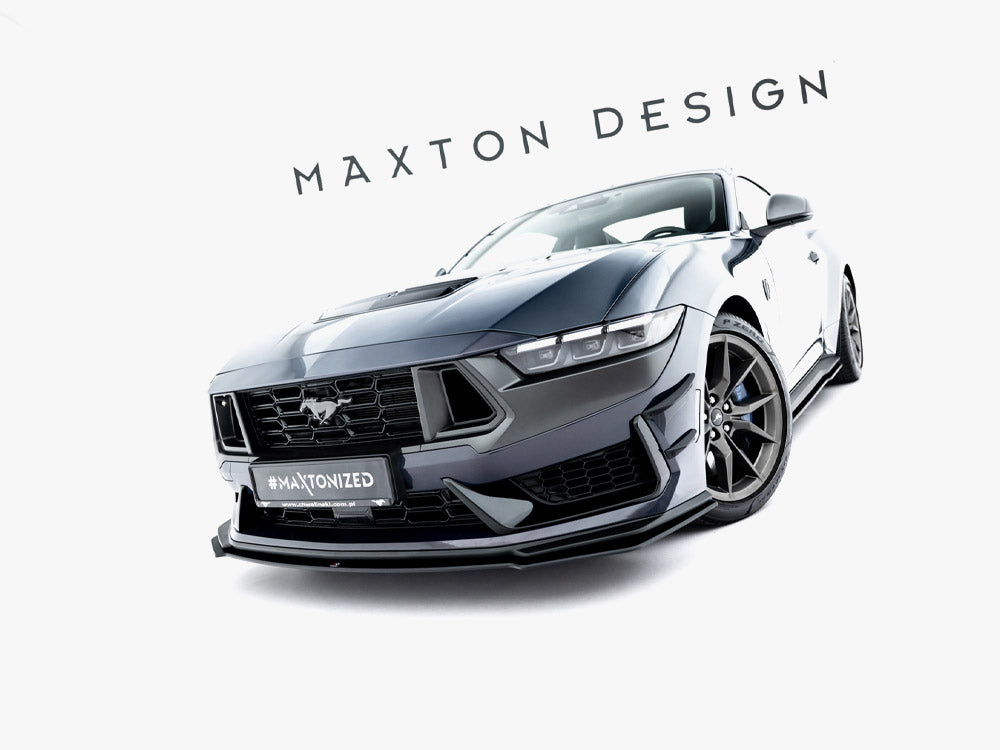 Maxton Design Street PRO Front Splitter Ford Mustang Dark Horse Mk7 - Wayside Performance 