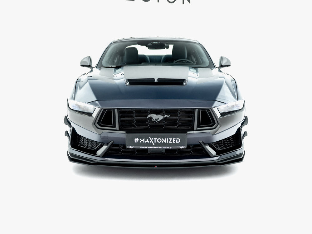 Maxton Design Street PRO Front Splitter Ford Mustang Dark Horse Mk7 - Wayside Performance 