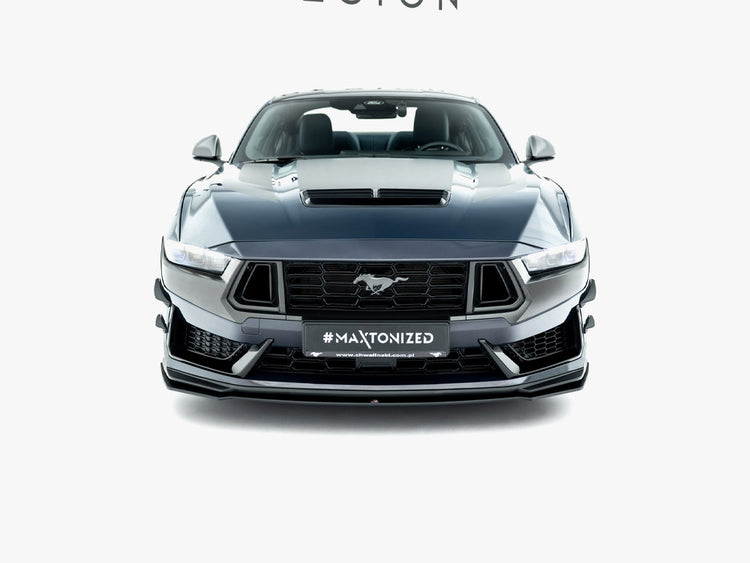 Maxton Design Street PRO Front Splitter Ford Mustang Dark Horse Mk7 - Wayside Performance 