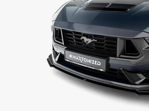 Maxton Design Street PRO Front Splitter Ford Mustang Dark Horse Mk7 - Wayside Performance 