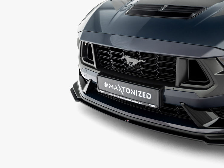 Maxton Design Street PRO Front Splitter Ford Mustang Dark Horse Mk7 - Wayside Performance 