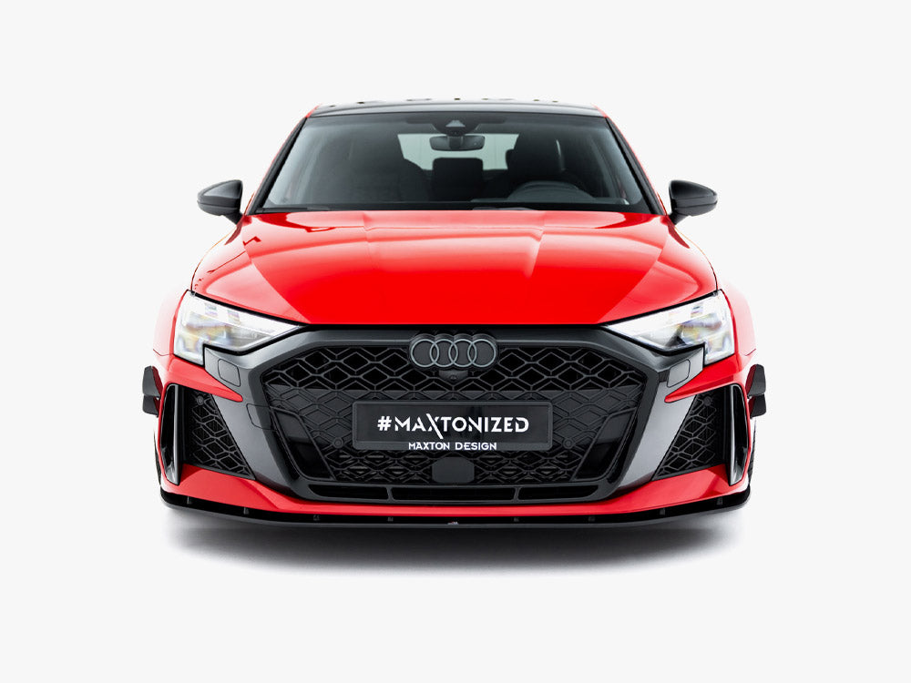 Maxton Design Front Bumper Wings (Canards) Audi RS3 Sedan 8Y Facelift - Wayside Performance 