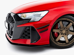 Maxton Design Front Bumper Wings (Canards) Audi RS3 Sedan 8Y Facelift - Wayside Performance 