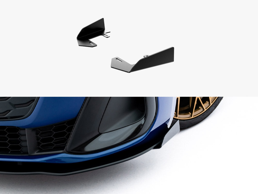 Maxton Design Front Flaps Audi A5 S-Line / S5 Sedan / Avant B10 - Wayside Performance 