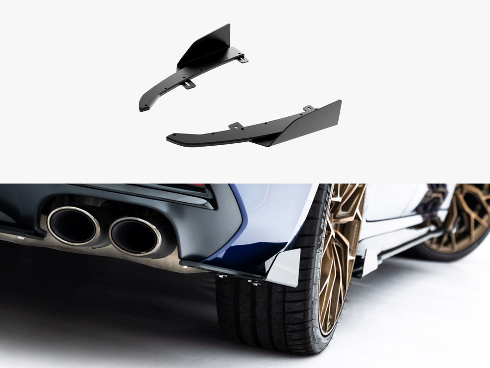 Maxton Design Street PRO Rear Side Splitters + Flaps Audi S5 Sedan / Avant B10 - Wayside Performance 