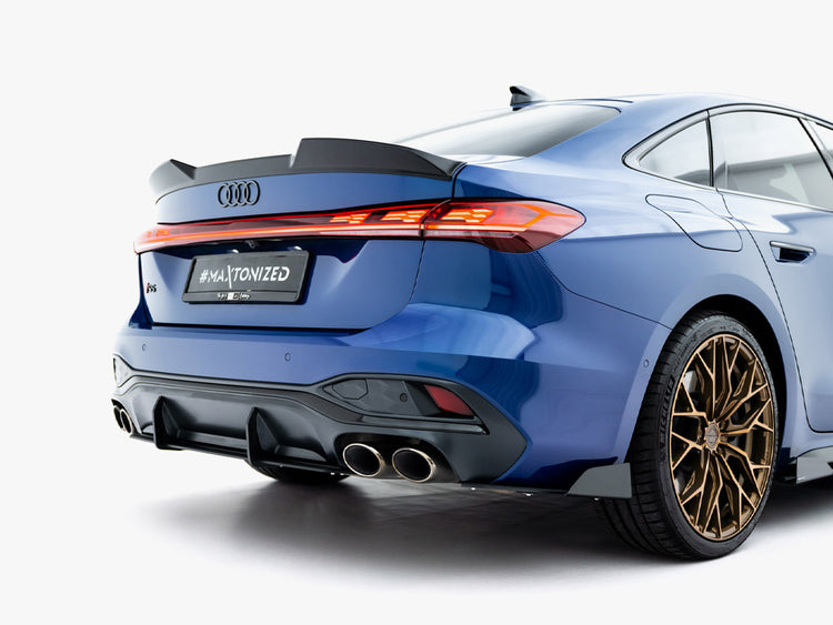 Maxton Design Street PRO Rear Side Splitters + Flaps Audi S5 Sedan / Avant B10 - Wayside Performance 